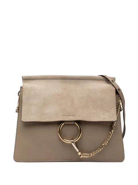 2015 Medium Calfskin and Suede Faye crossbody bag by CHLOE 