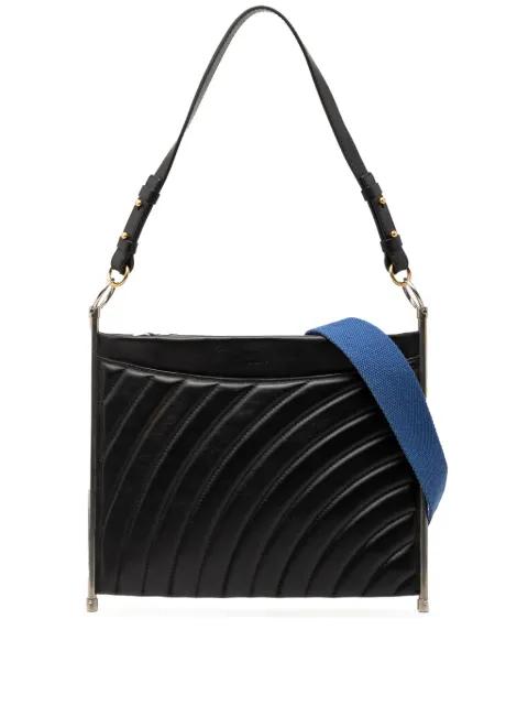 2018 Medium Quilted Smooth Calfskin Roy Clutch satchel by CHLOE 