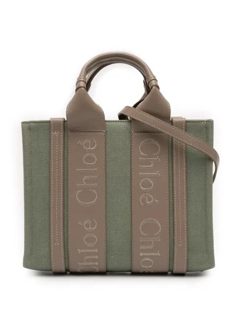 2023 Small Canvas Woody Tote satchel by CHLOE 
