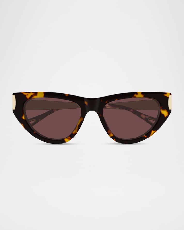 54mm Acetate & Metal Cat-Eye Sunglasses by CHLOE