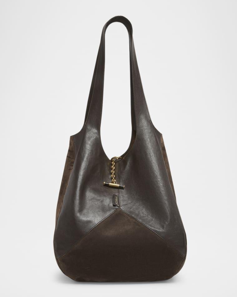 Balloon Patchwork Leather & Suede Tote Bag by CHLOE