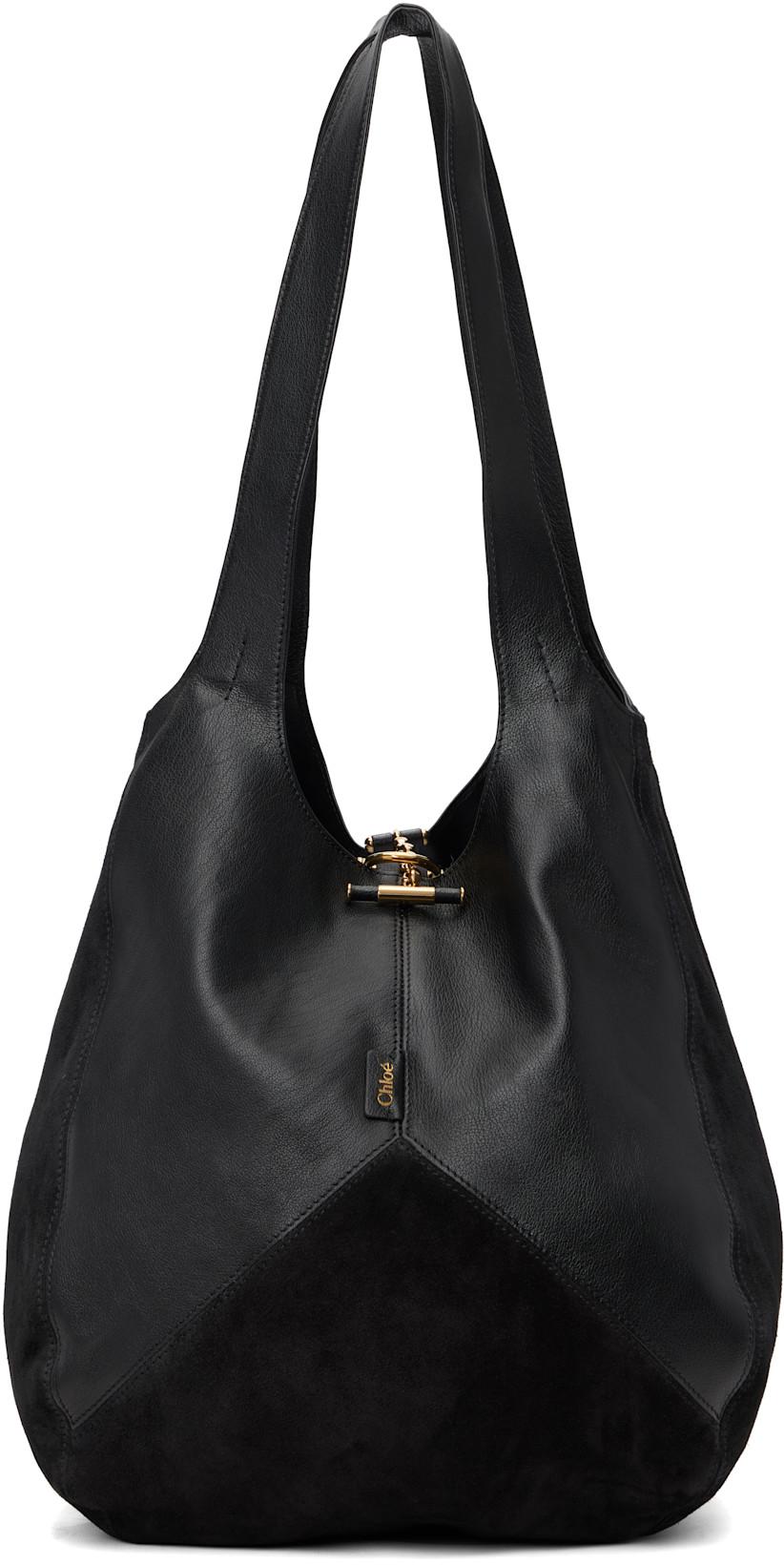 Black 'Chloé' Balloon Tote by CHLOE