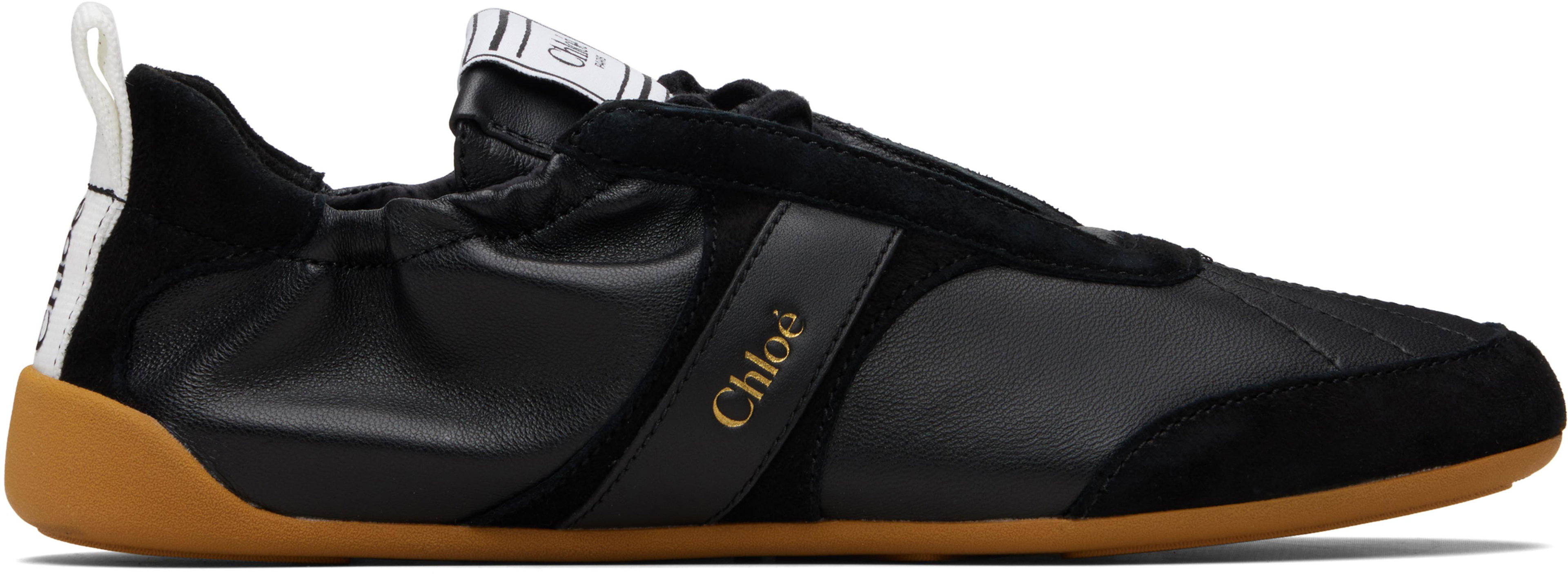 Black 'Chloé' Kick Sneakers by CHLOE