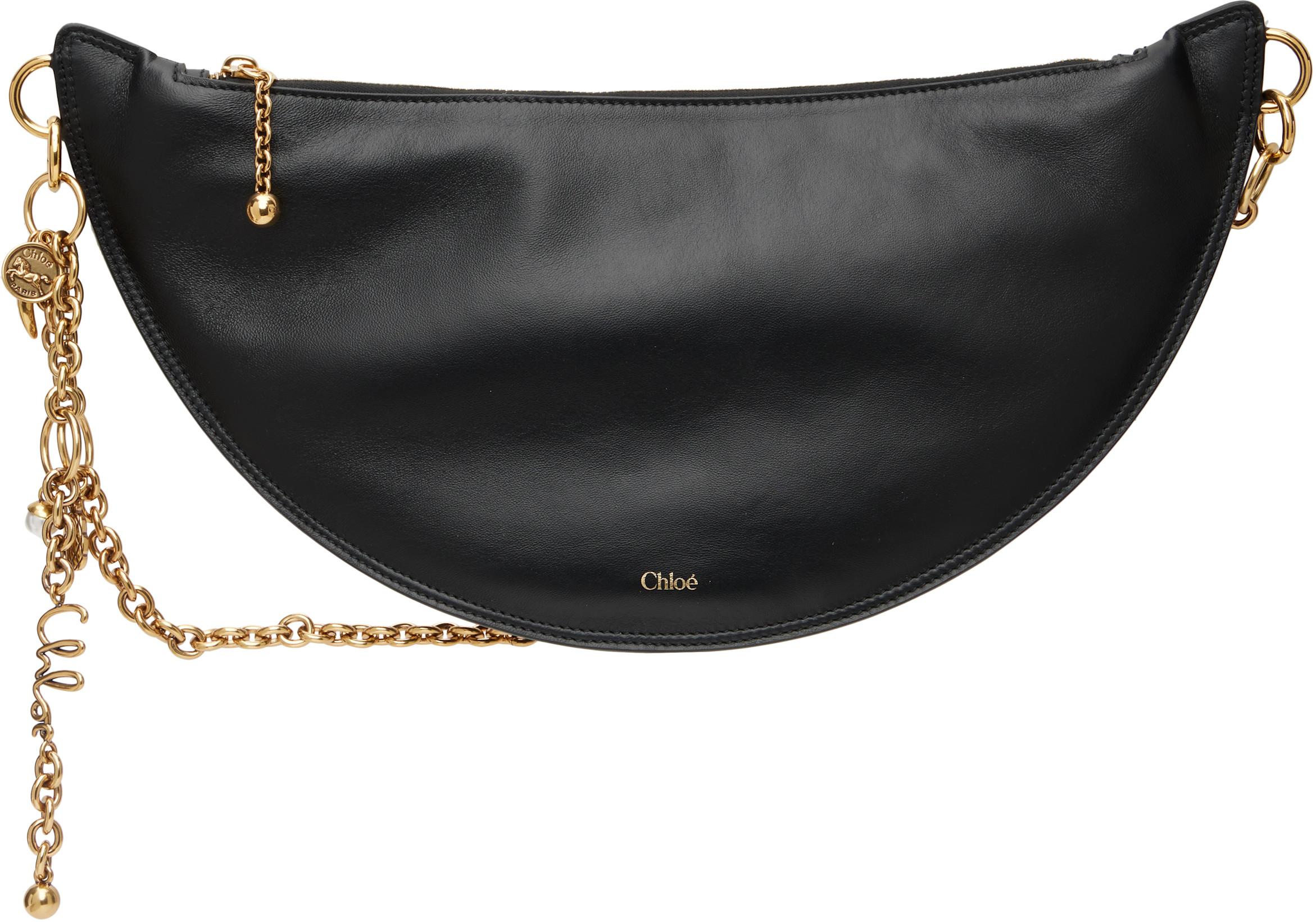 Black Soft Leather 'Chloé Icons' Shoulder Bag by CHLOE