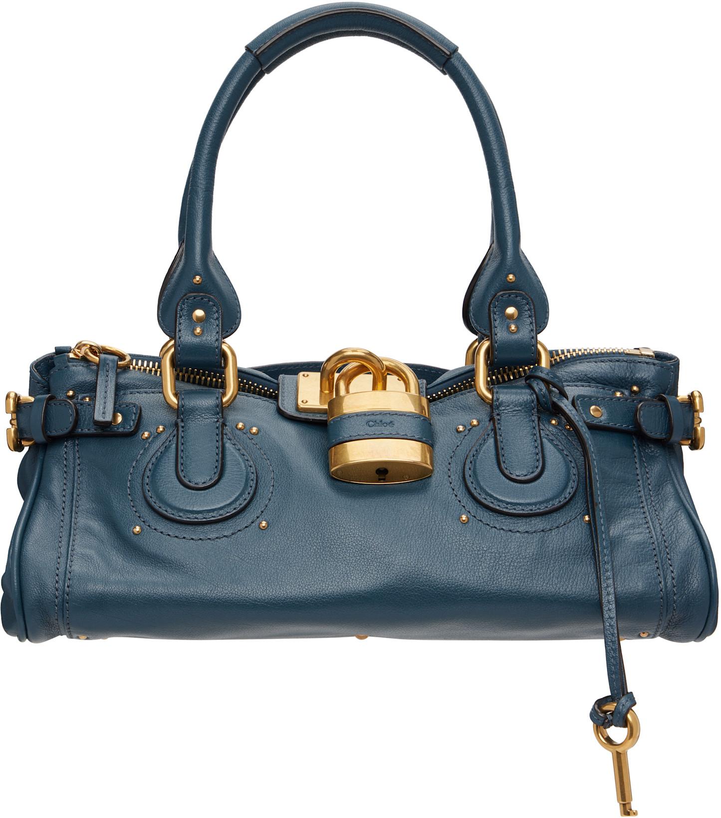 Blue Paddington Bag by CHLOE
