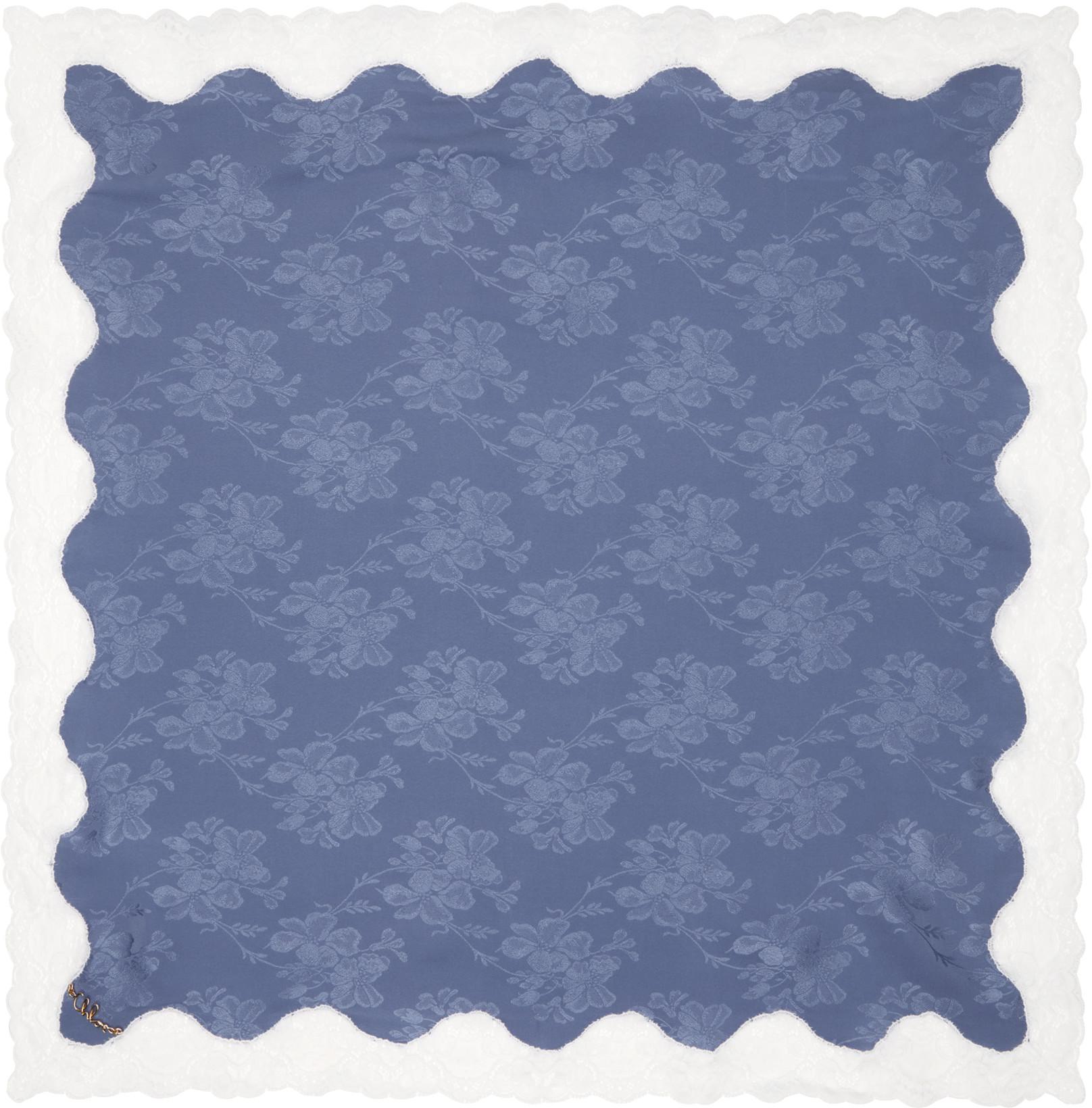 Blue 'The Chloé Poetic' Square Scarf by CHLOE