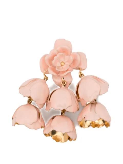 Bouquet flower-shape earrings by CHLOE