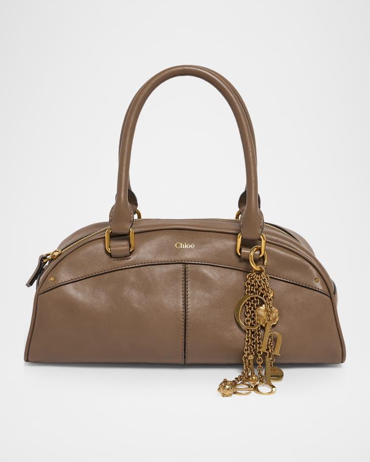 Bowling Shoulder Bag in Leather by CHLOE