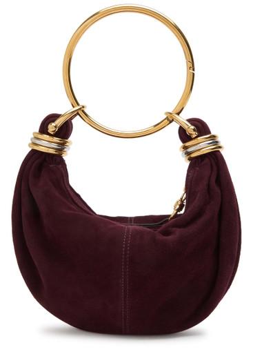 Bracelet suede top handle bag by CHLOE