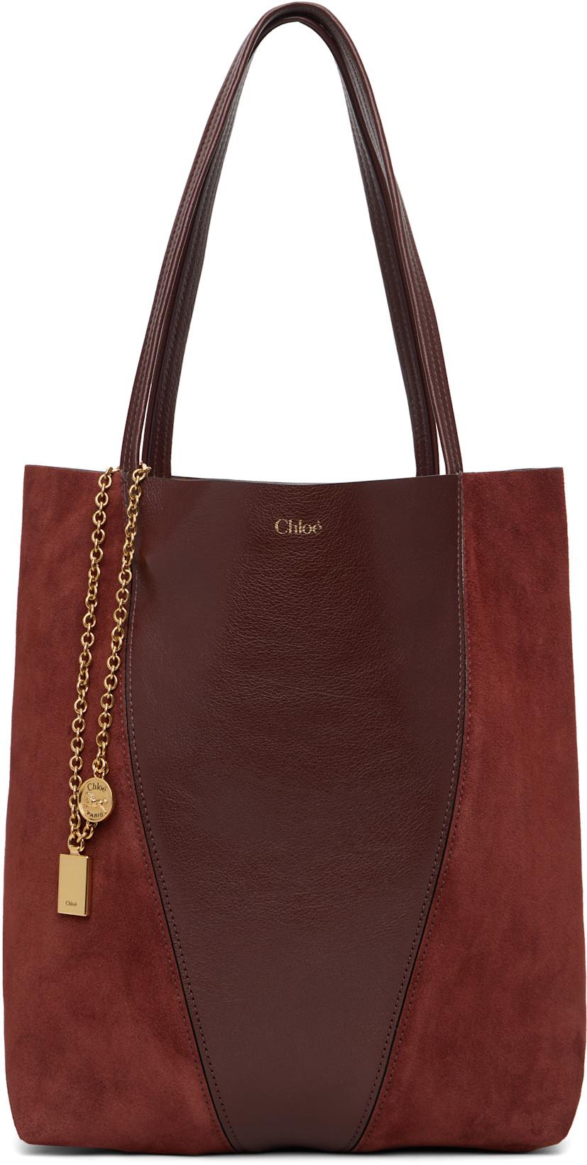 Brown 'Chloé' Spin Tote by CHLOE