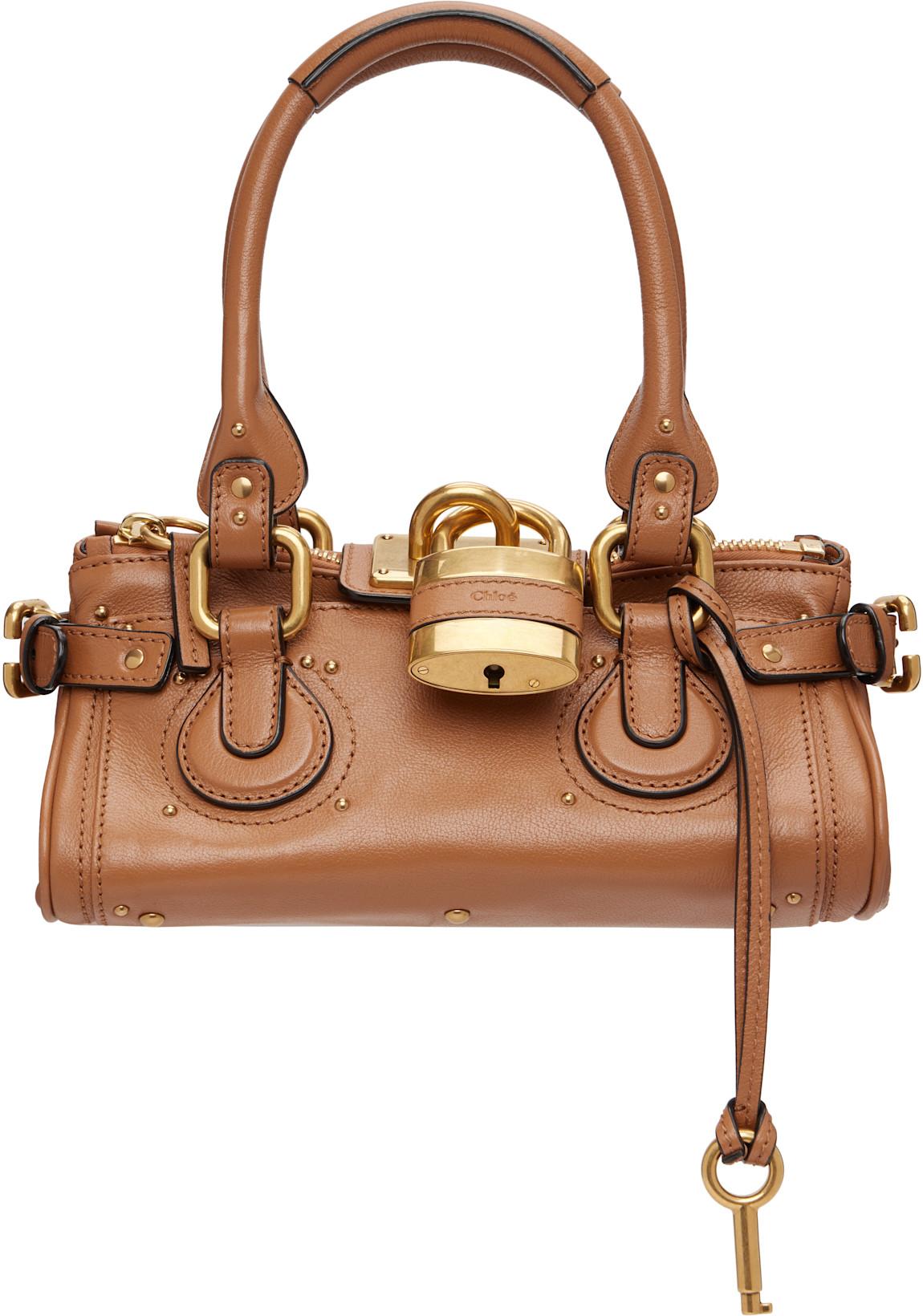 Brown Small Paddington Bag by CHLOE