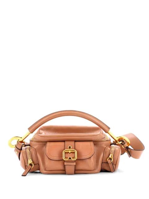 Buckle Zip Camera Bag Leather Small crossbody bag by CHLOE 