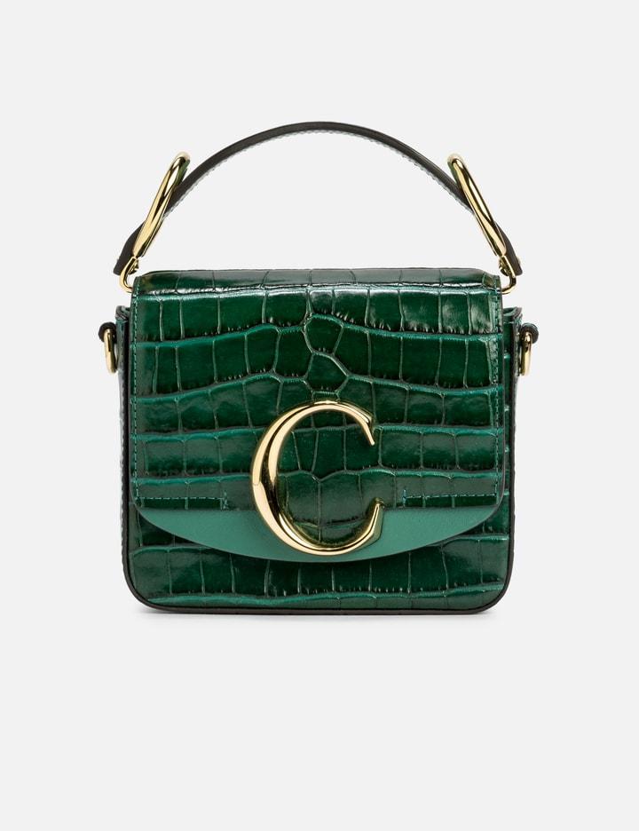 C Calfskin Croco Mini Bag by CHLOE