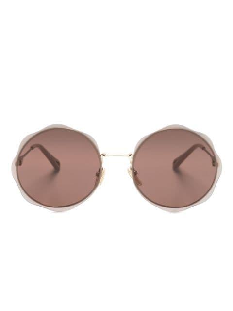 Carlina round-frame sunglasses by CHLOE