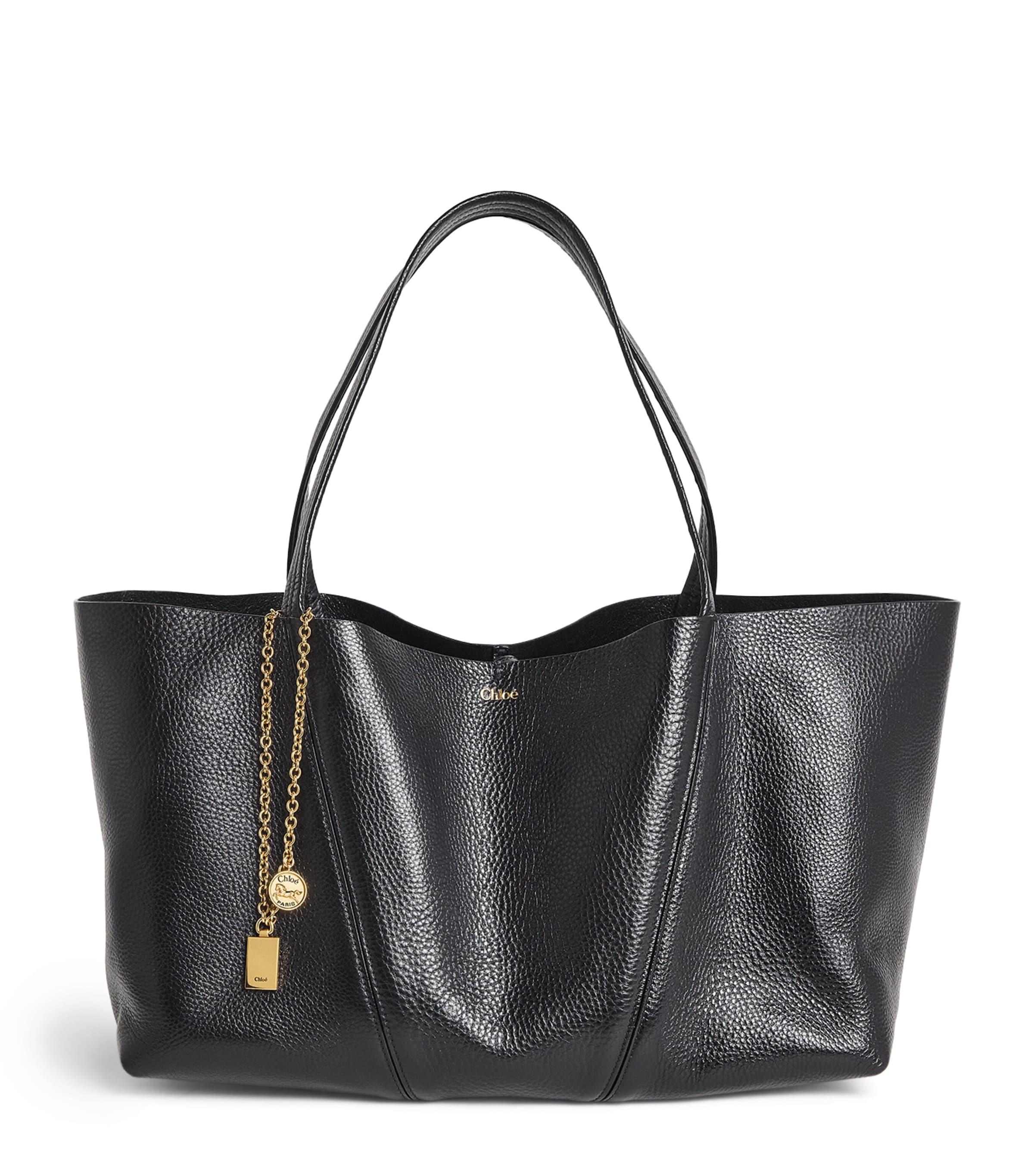 Chloé Calfskin Spin East-West Tote Bag by CHLOE