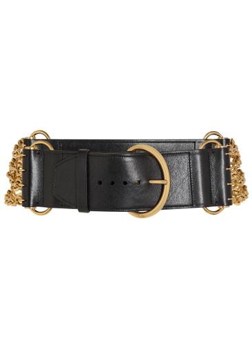 Chloé Camera Chain leather belt by CHLOE