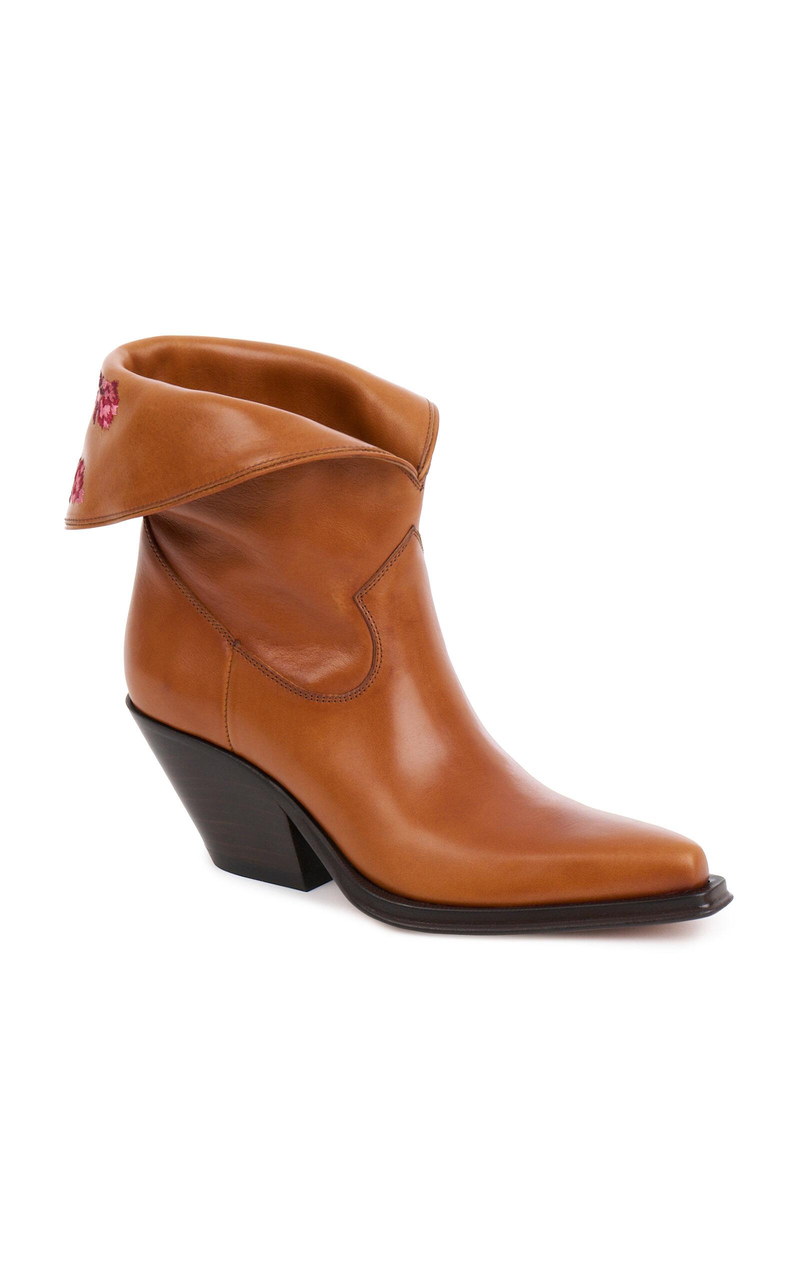 Chloé Canyon Brown Calfskin Boots - Moda Operandi by CHLOE