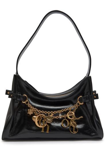 Chloé Charms embellished leather shoulder bag by CHLOE