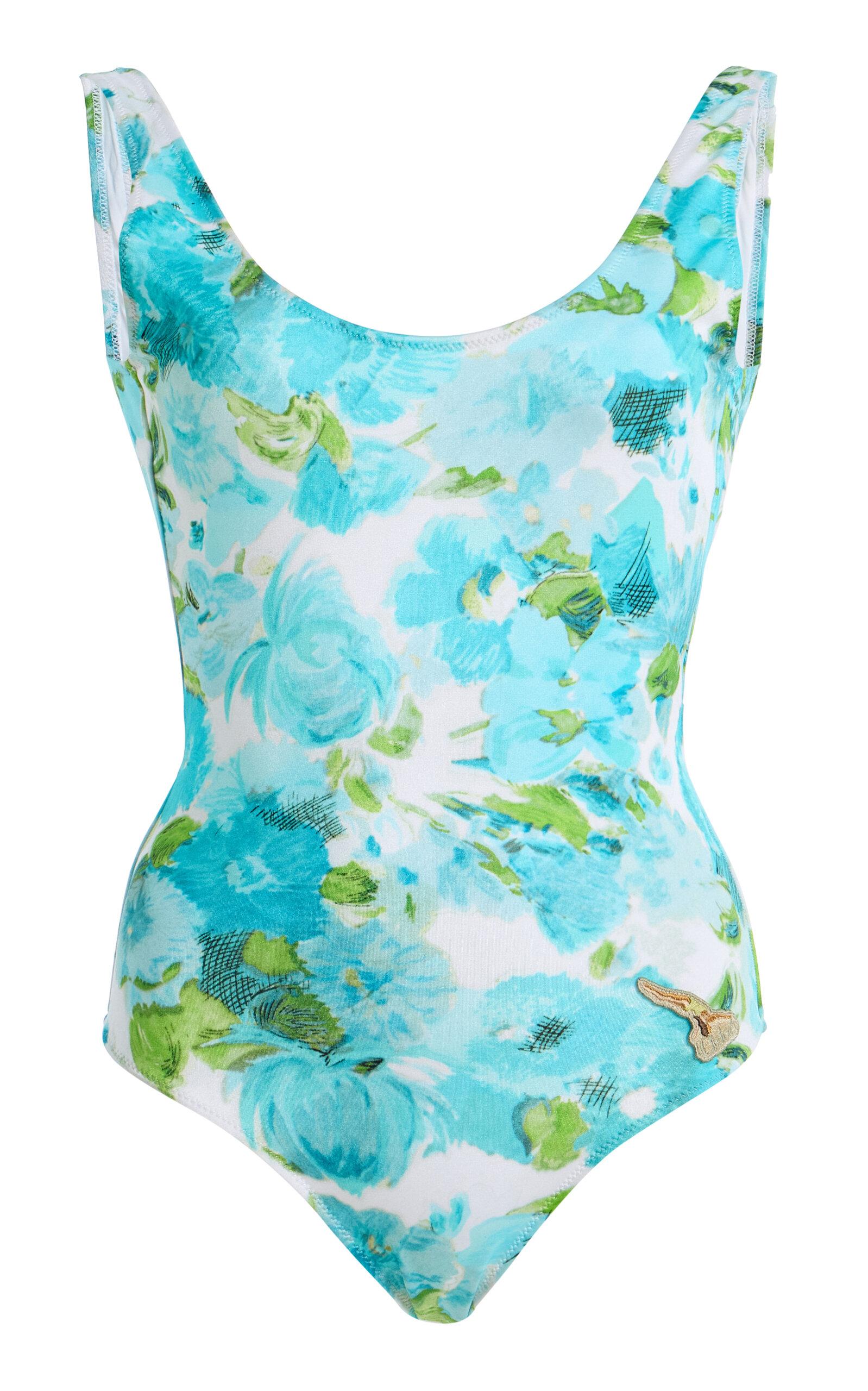 Chloé Floral-Print One-Piece Swimsuit - Moda Operandi by CHLOE