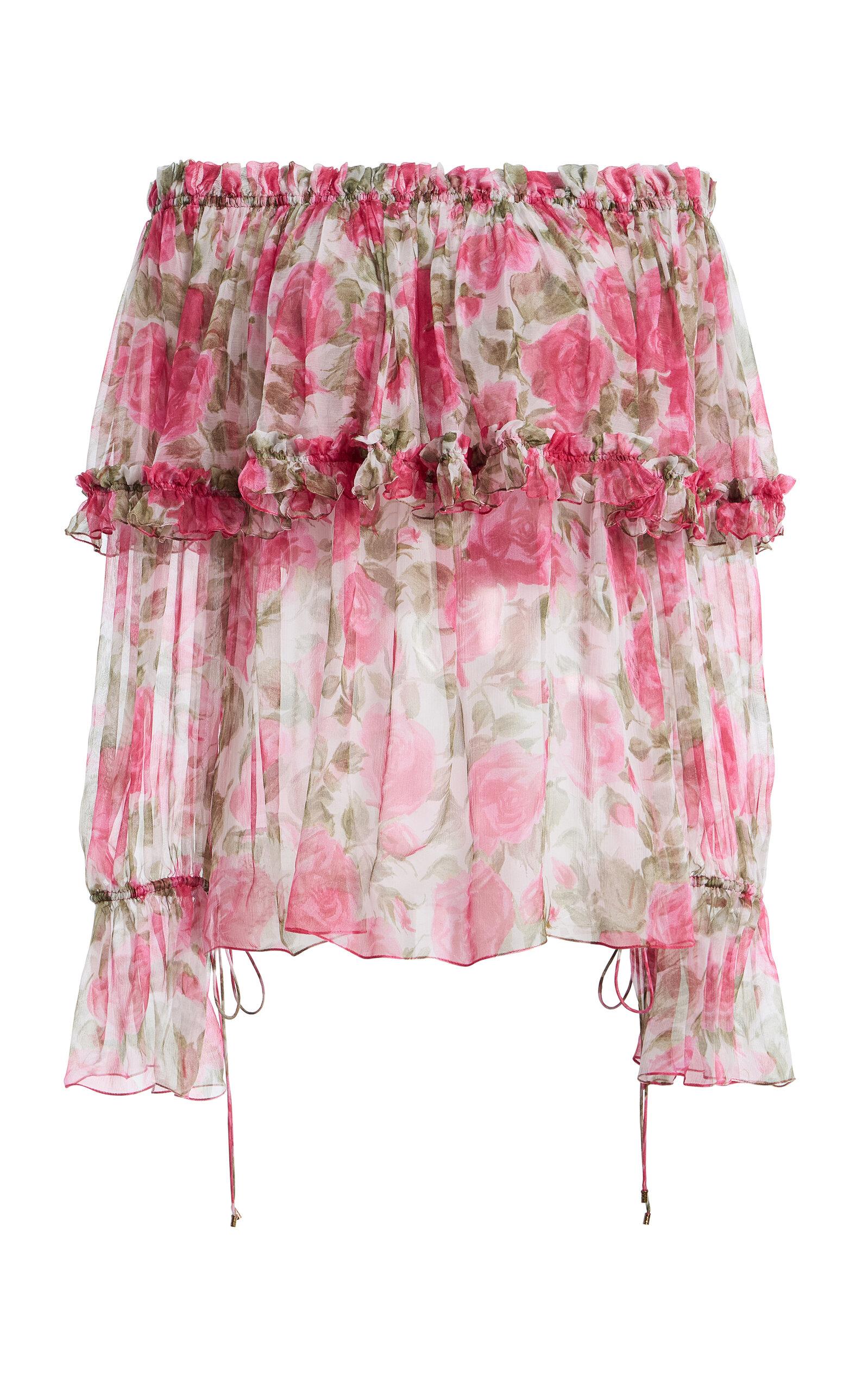 Chloé Floral-Print Silk Blouse  - Moda Operandi by CHLOE