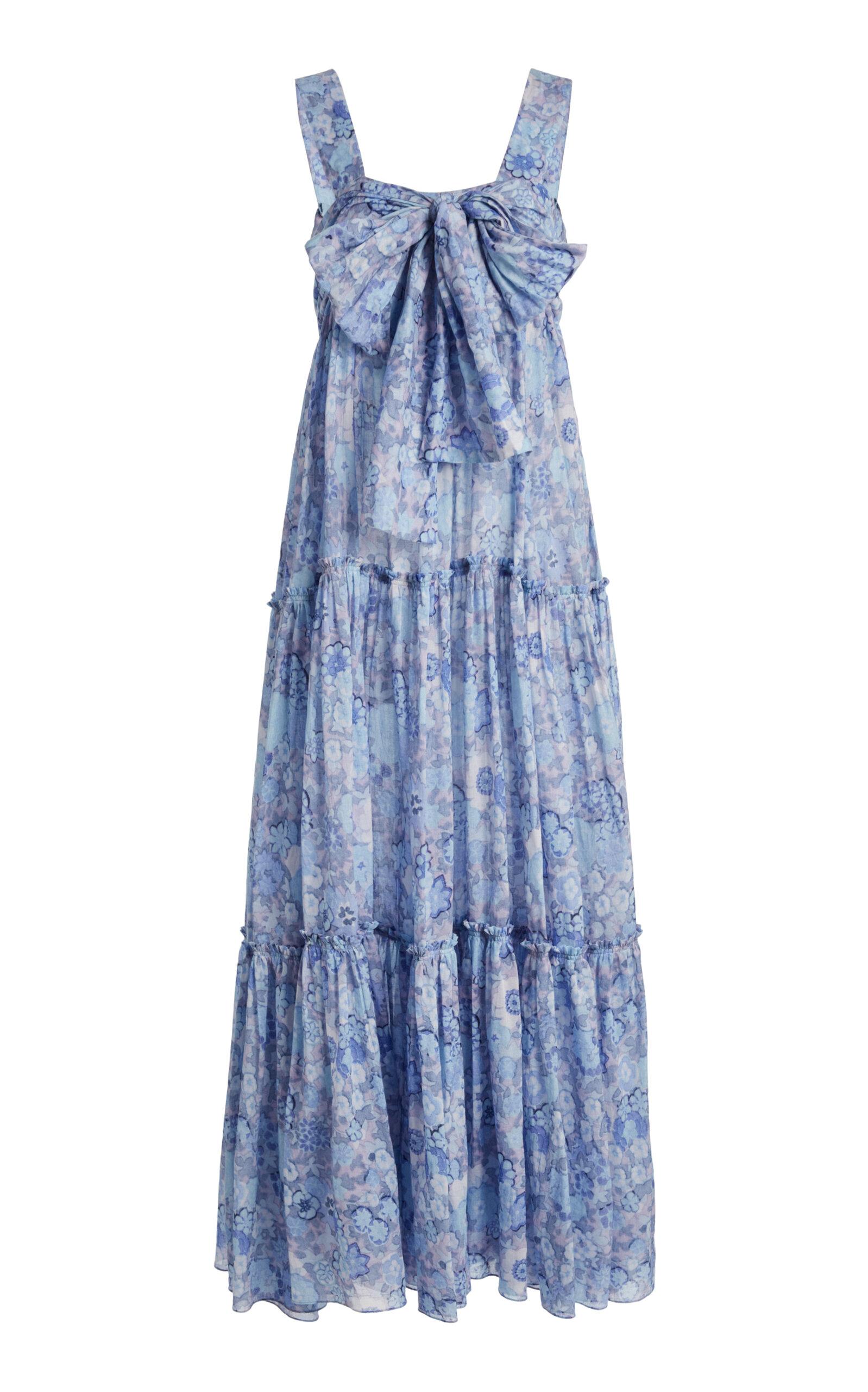 Chloé Floral-Printed Cotton Voile Midi Dress - Moda Operandi by CHLOE