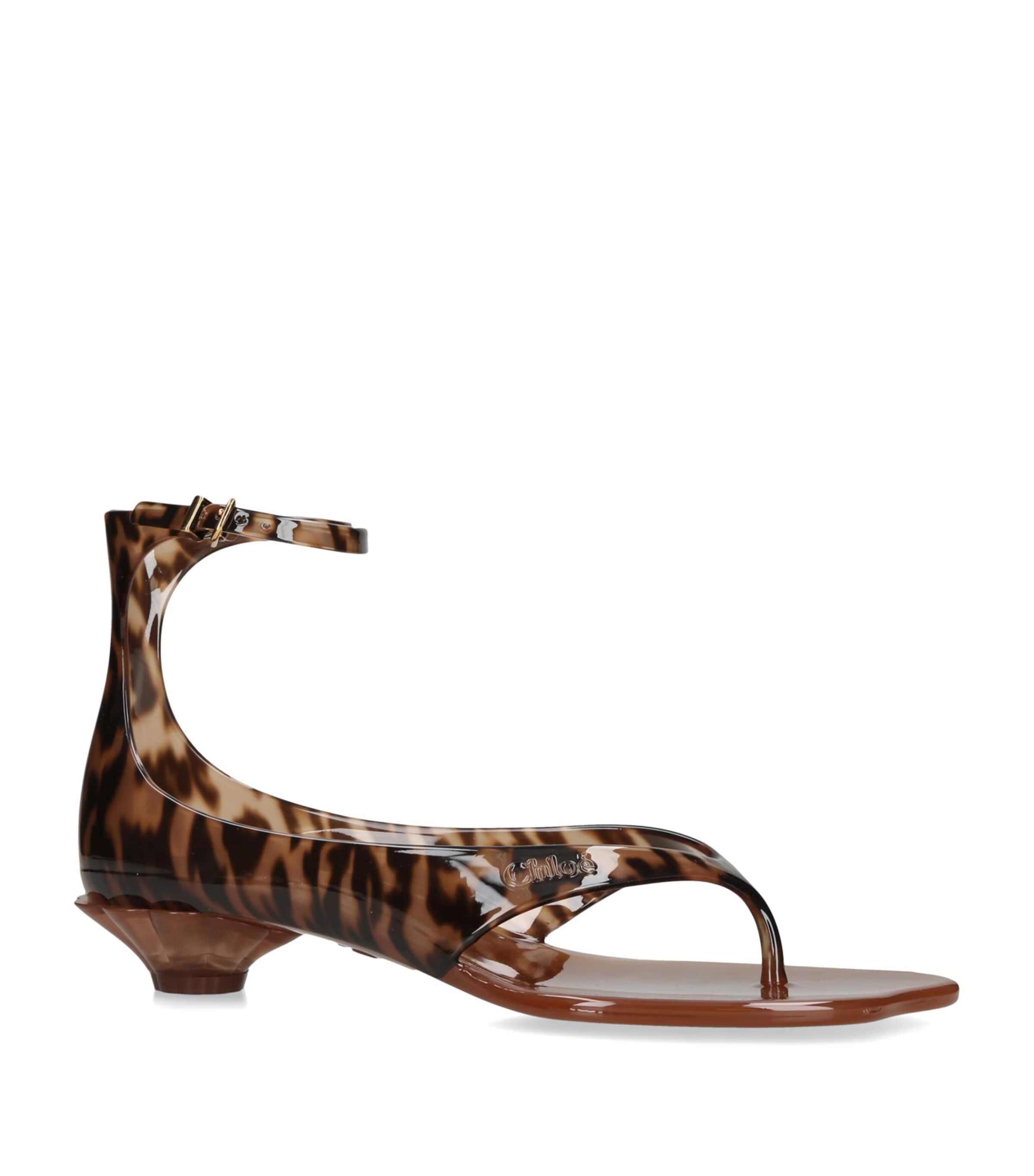 Chloé Jelly Heeled Sandals 30 by CHLOE