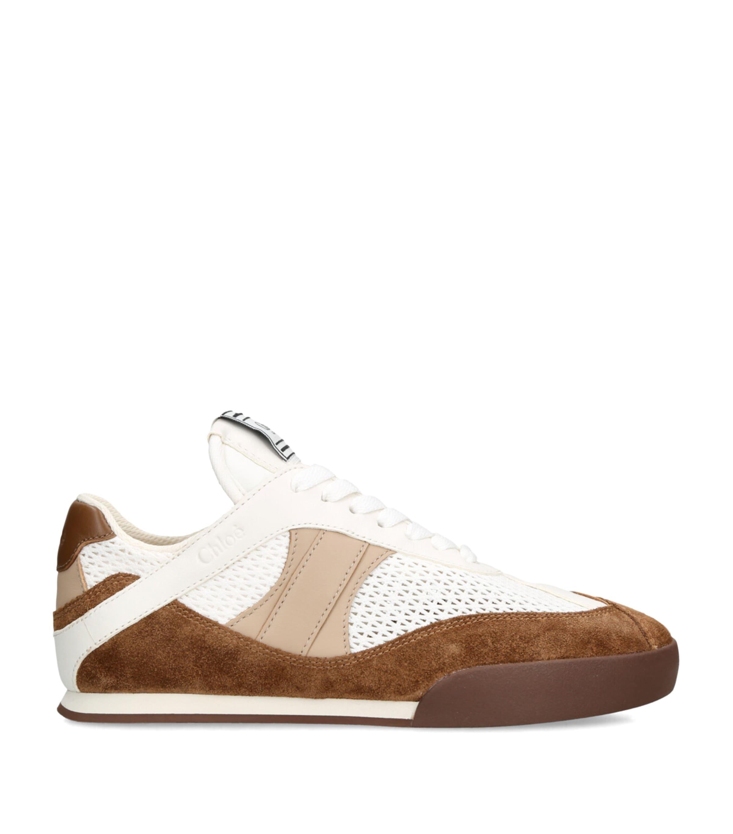 Chloé Leather Kick Sneakers by CHLOE