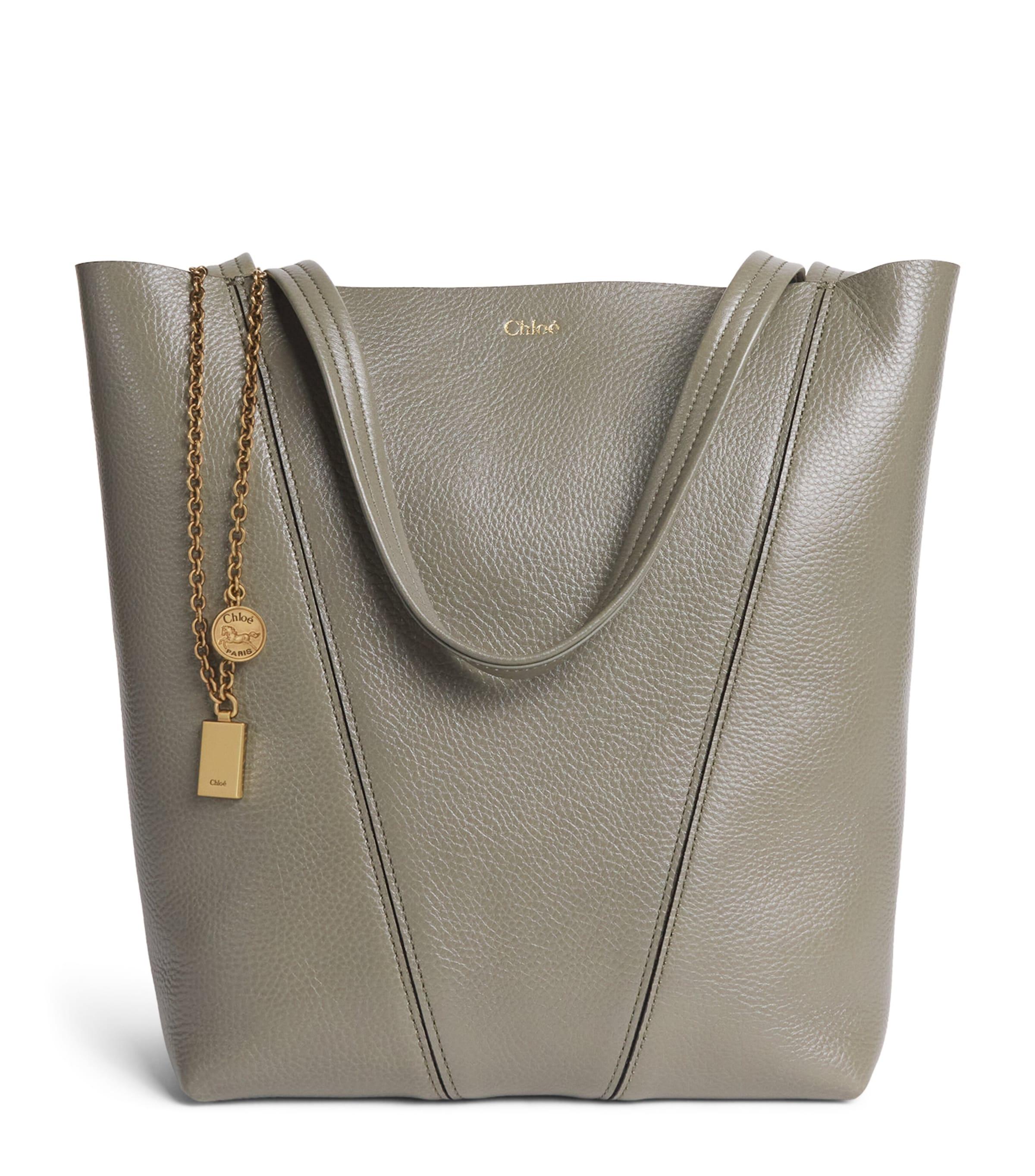 Chloé Medium Leather Spin Tote Bag by CHLOE