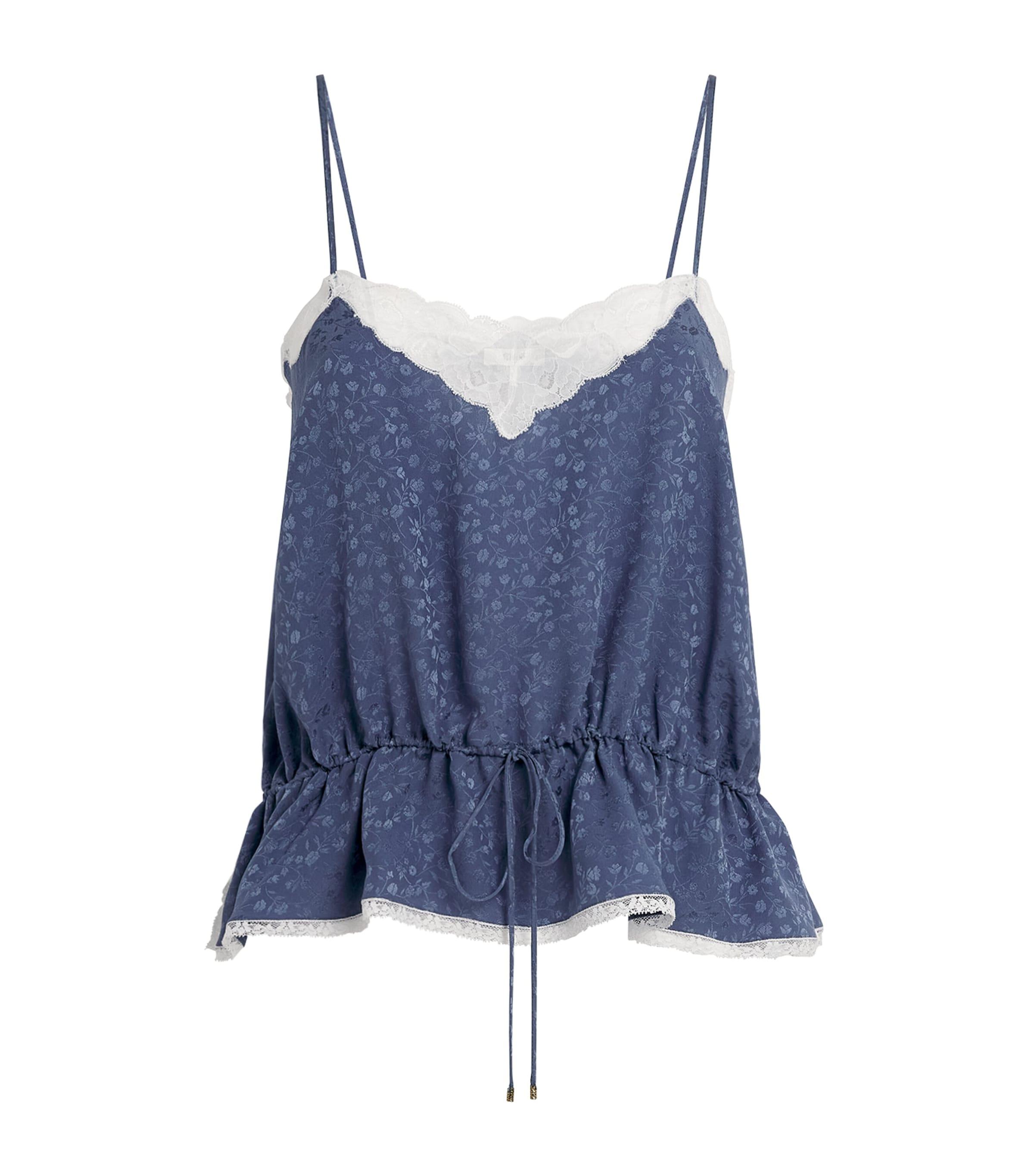 Chloé Silk-Lace Floral Cami Top by CHLOE