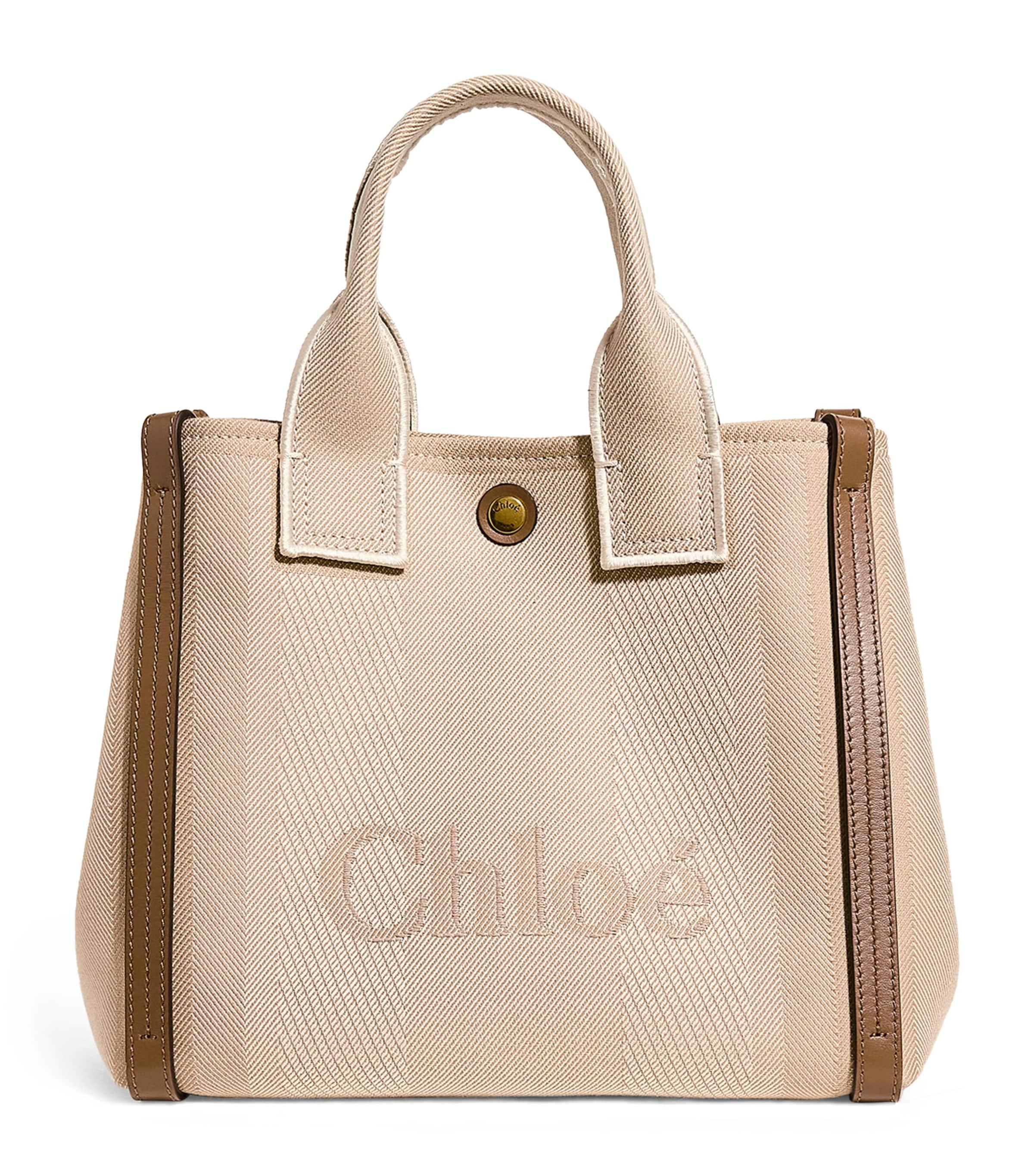 Chloé Small Canvas Carry Tote Bag by CHLOE
