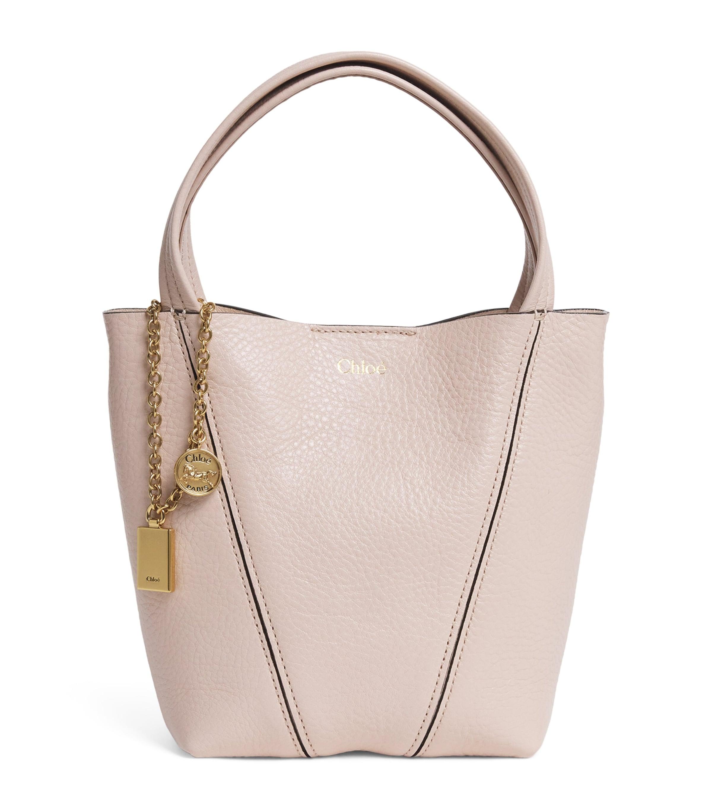 Chloé Small Leather Spin Tote Bag by CHLOE
