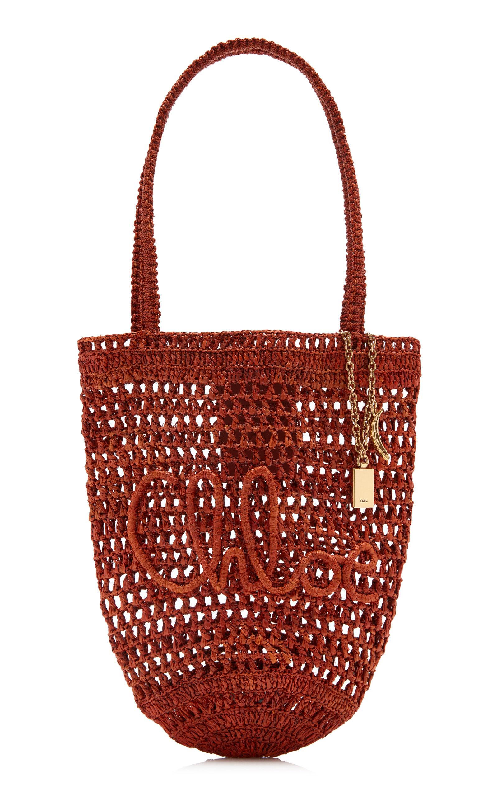 Chloé Woven Raffia Tote Bag - Moda Operandi by CHLOE