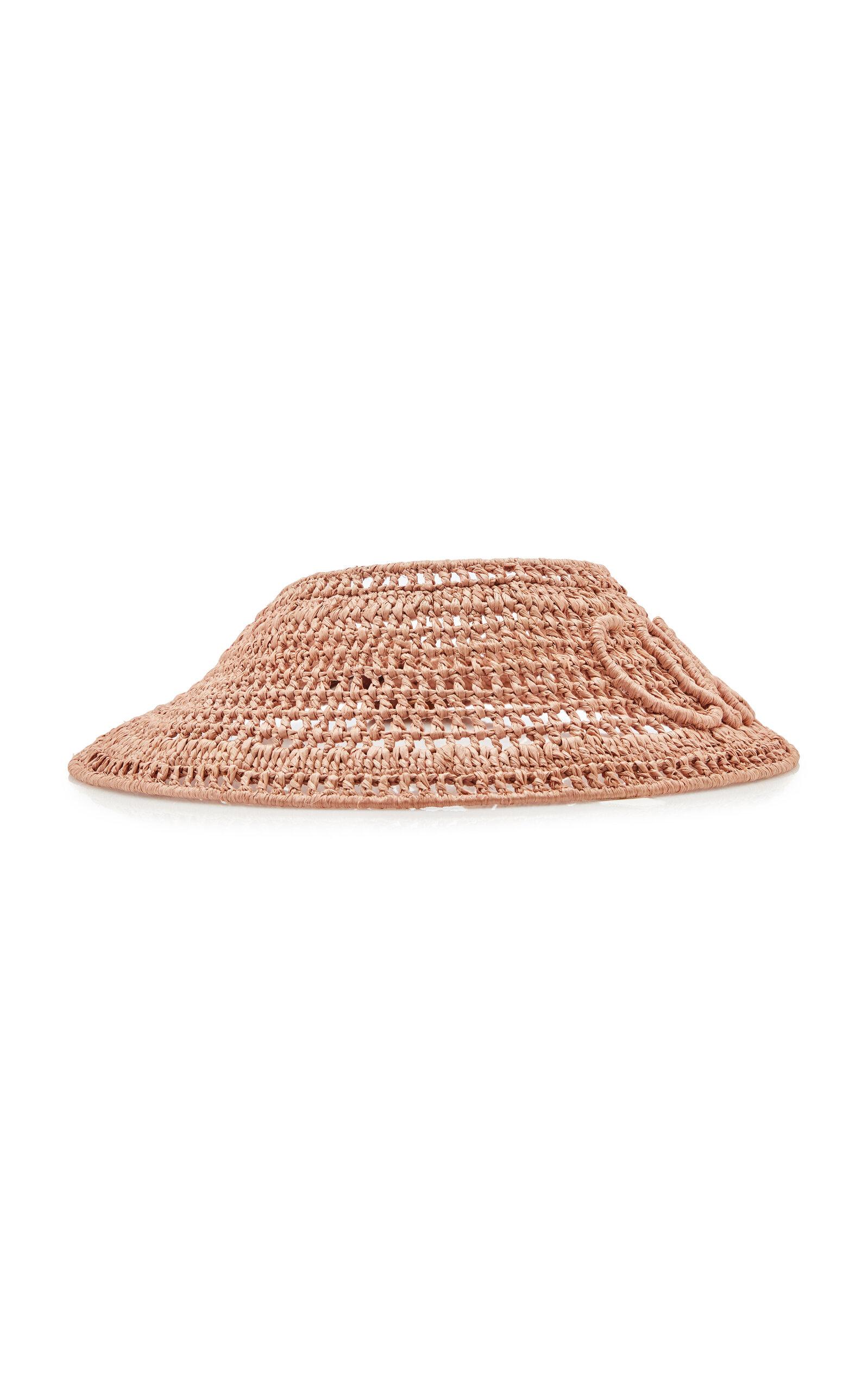 Chloé Woven Raffia Visor - Moda Operandi by CHLOE