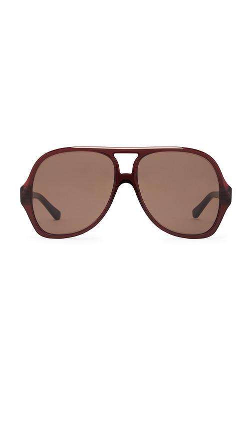 Chloe Aviator Sunglasses in Brown by CHLOE