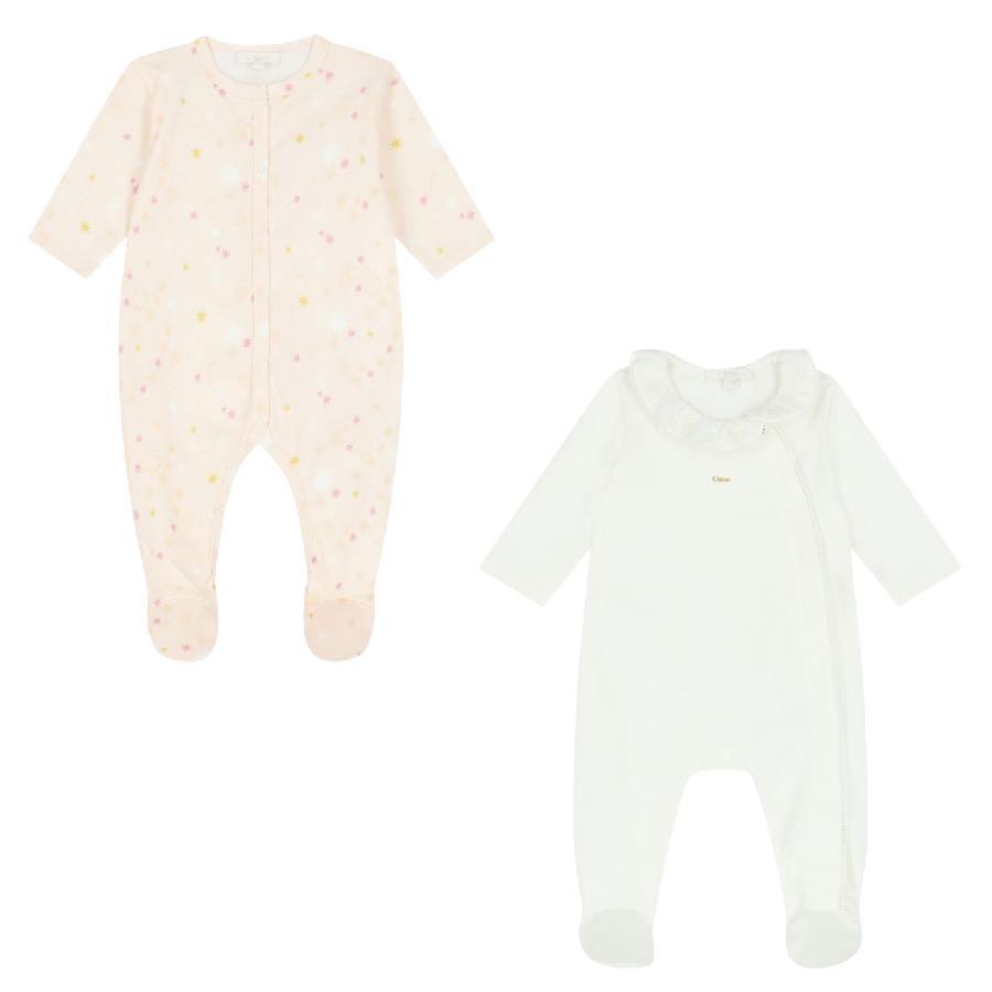 Chloe Babygrow Ruffle-Detail Pyjamas Set by CHLOE