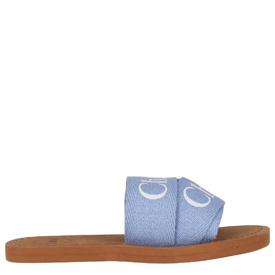 Chloe Double Logo Strap Sandals by CHLOE