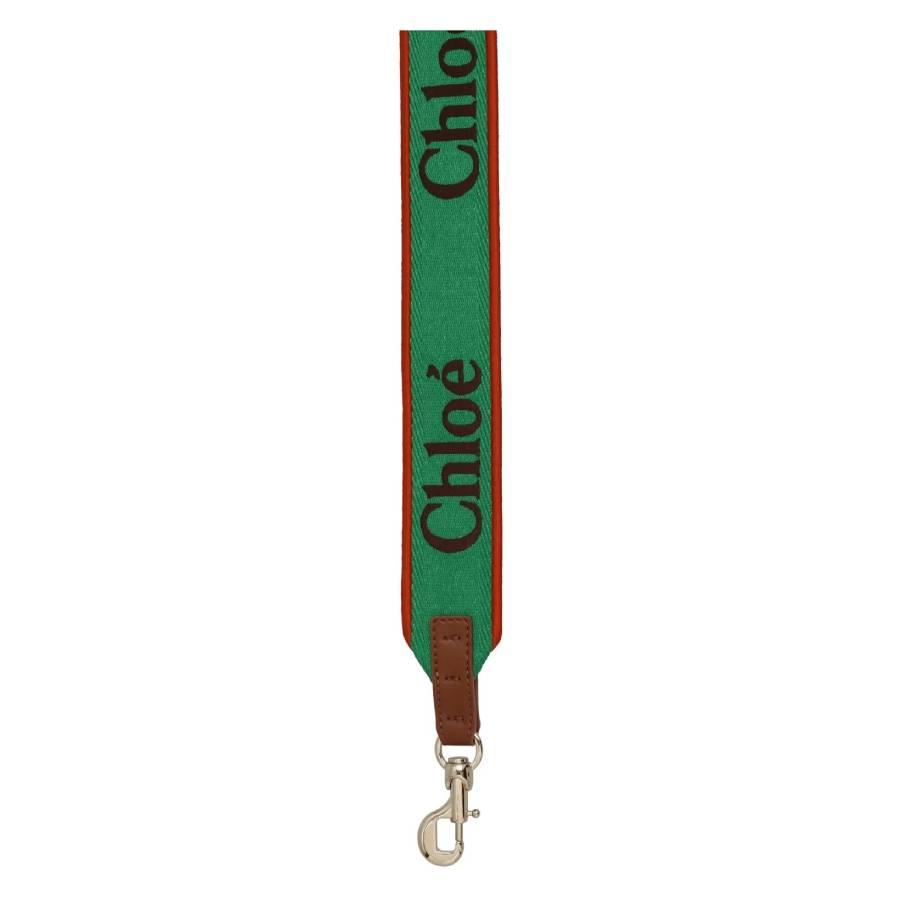 Chloe Embroidered-Logo Shoulder Bag Strap by CHLOE