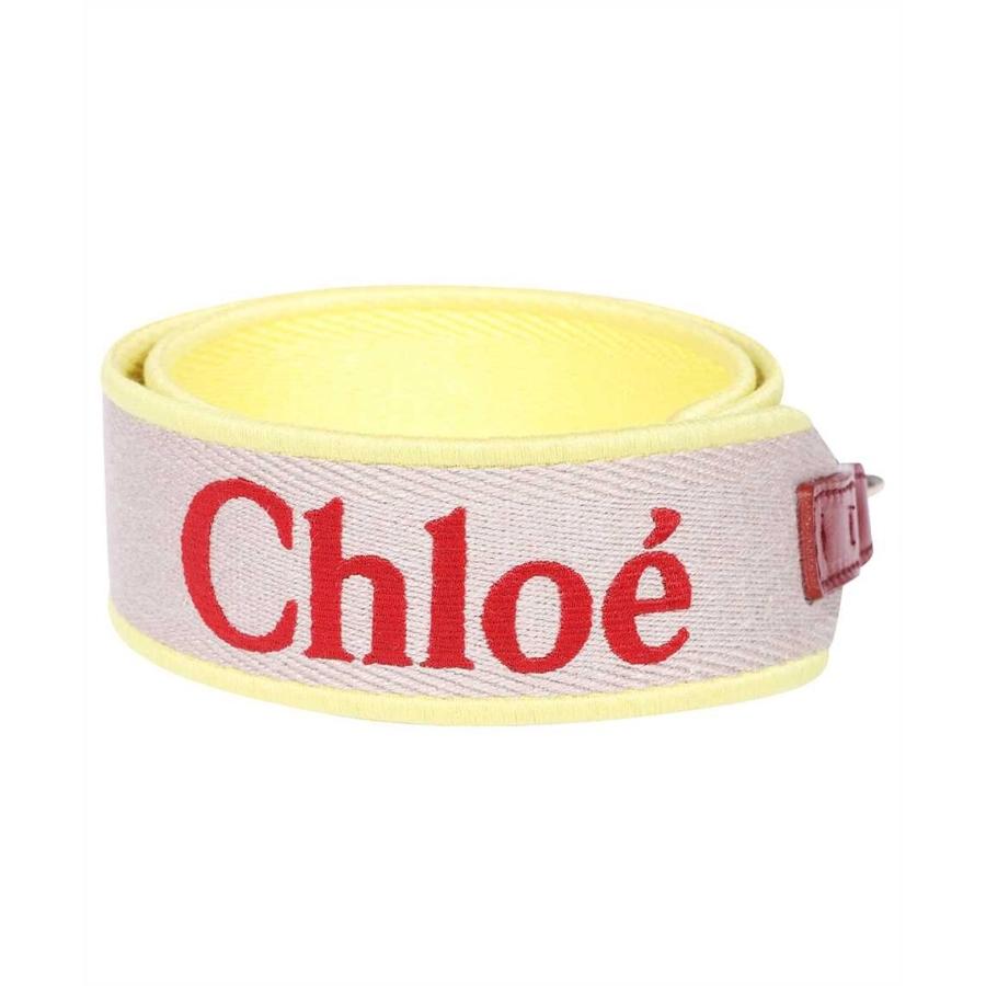 Chloe Embroidered-Logo Shoulder Bag Strap by CHLOE