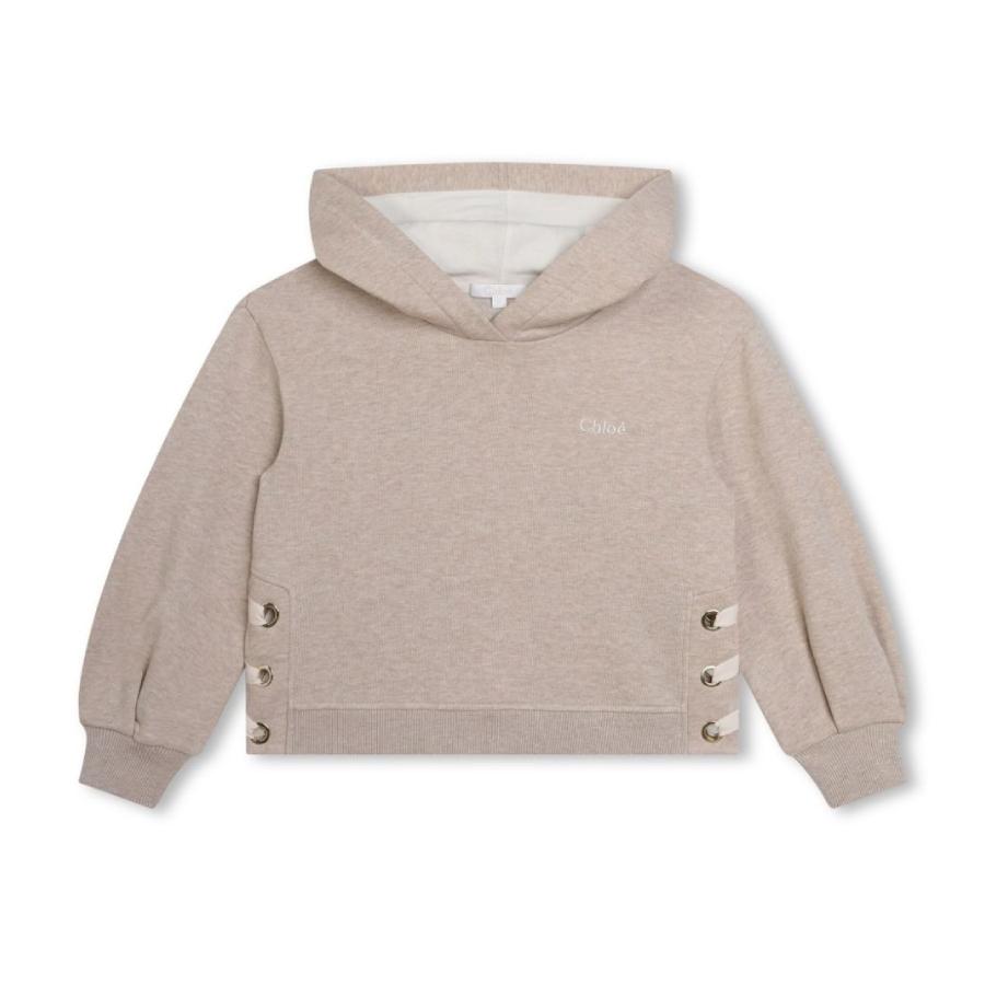 Chloe Girls Logo-Embroidered Cotton Hoodie by CHLOE