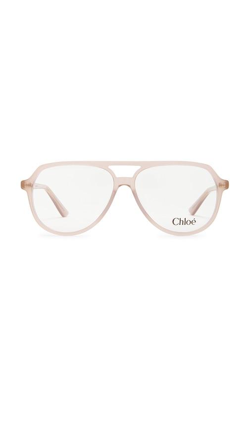 Chloe Judy Eyeglasses in Beige by CHLOE