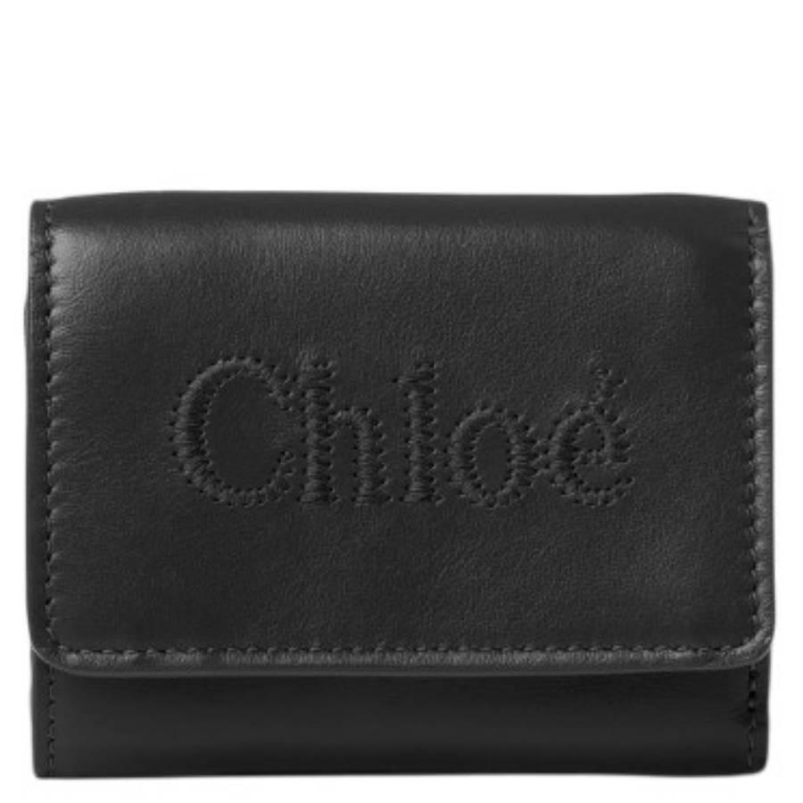 Chloe Small Tri-Fold Leather Wallet by CHLOE