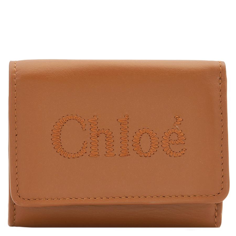 Chloe Small Tri-Fold Leather Wallet by CHLOE