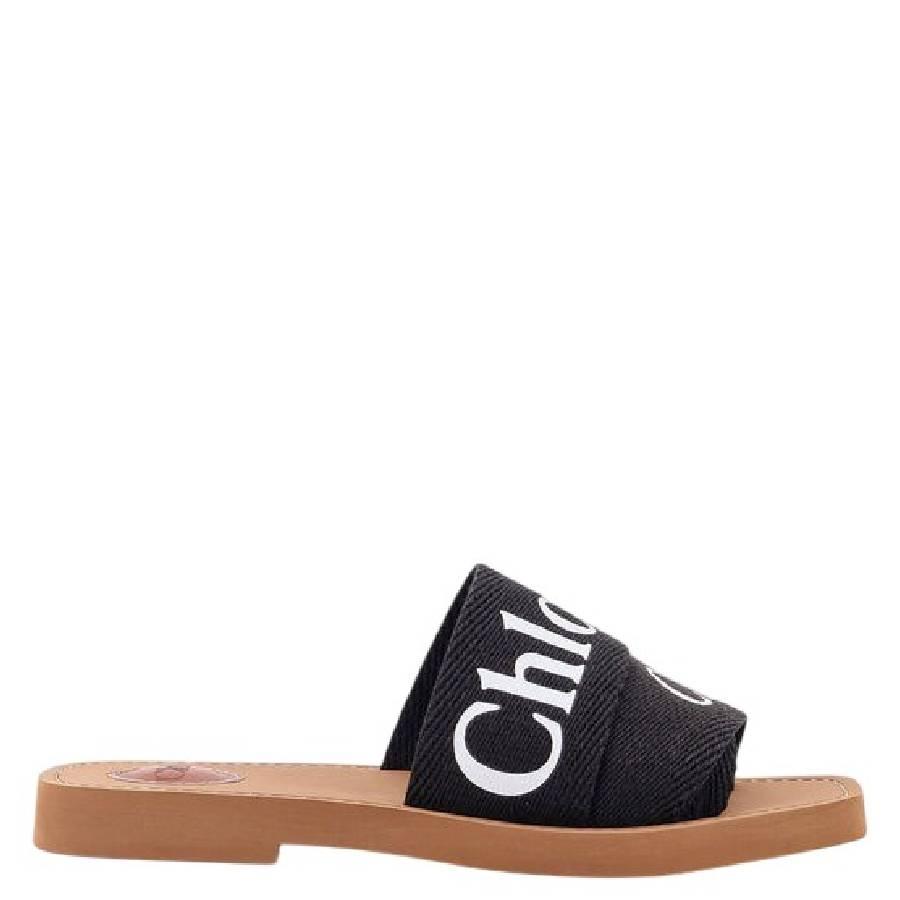 Chloe Woody Flat Mules by CHLOE