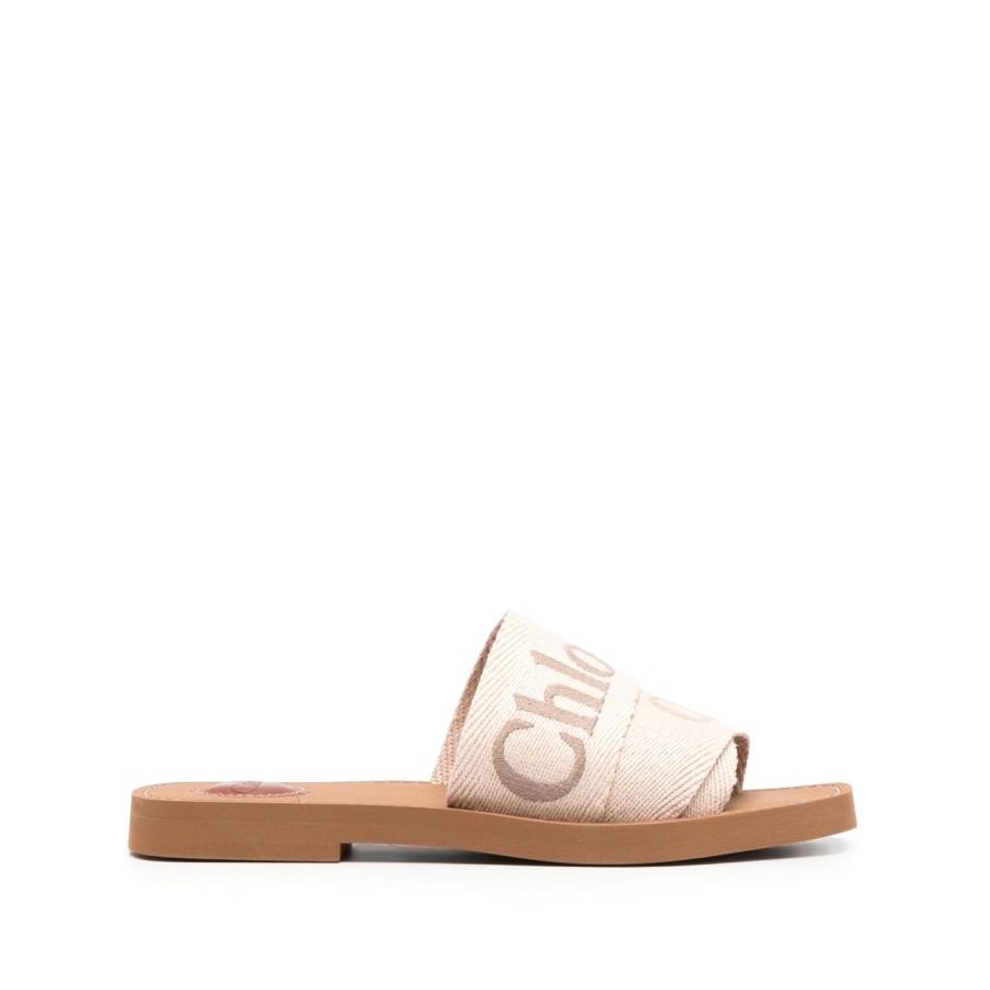 Chloe Woody Logo Slip On Sandals by CHLOE