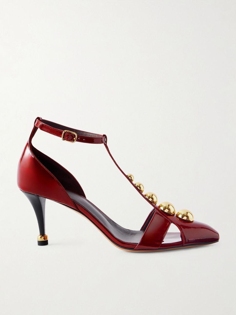 Cleiat embellished patent-leather pumps by CHLOE