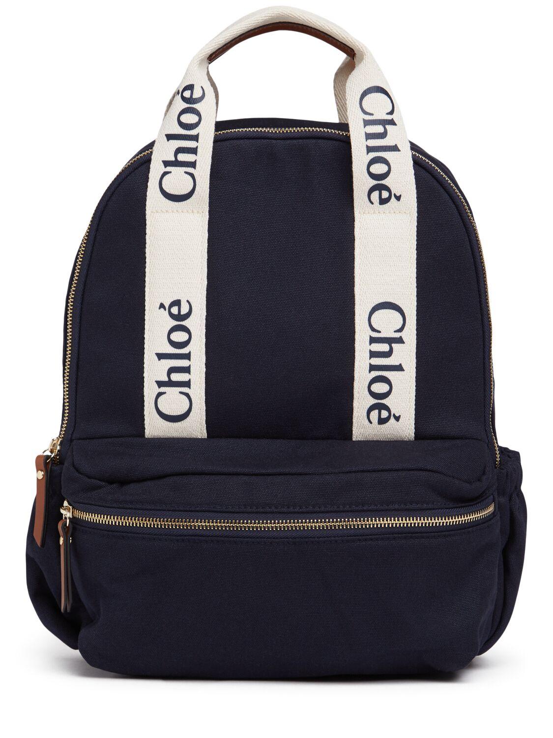 Cotton Canvas Changing Backpack by CHLOE