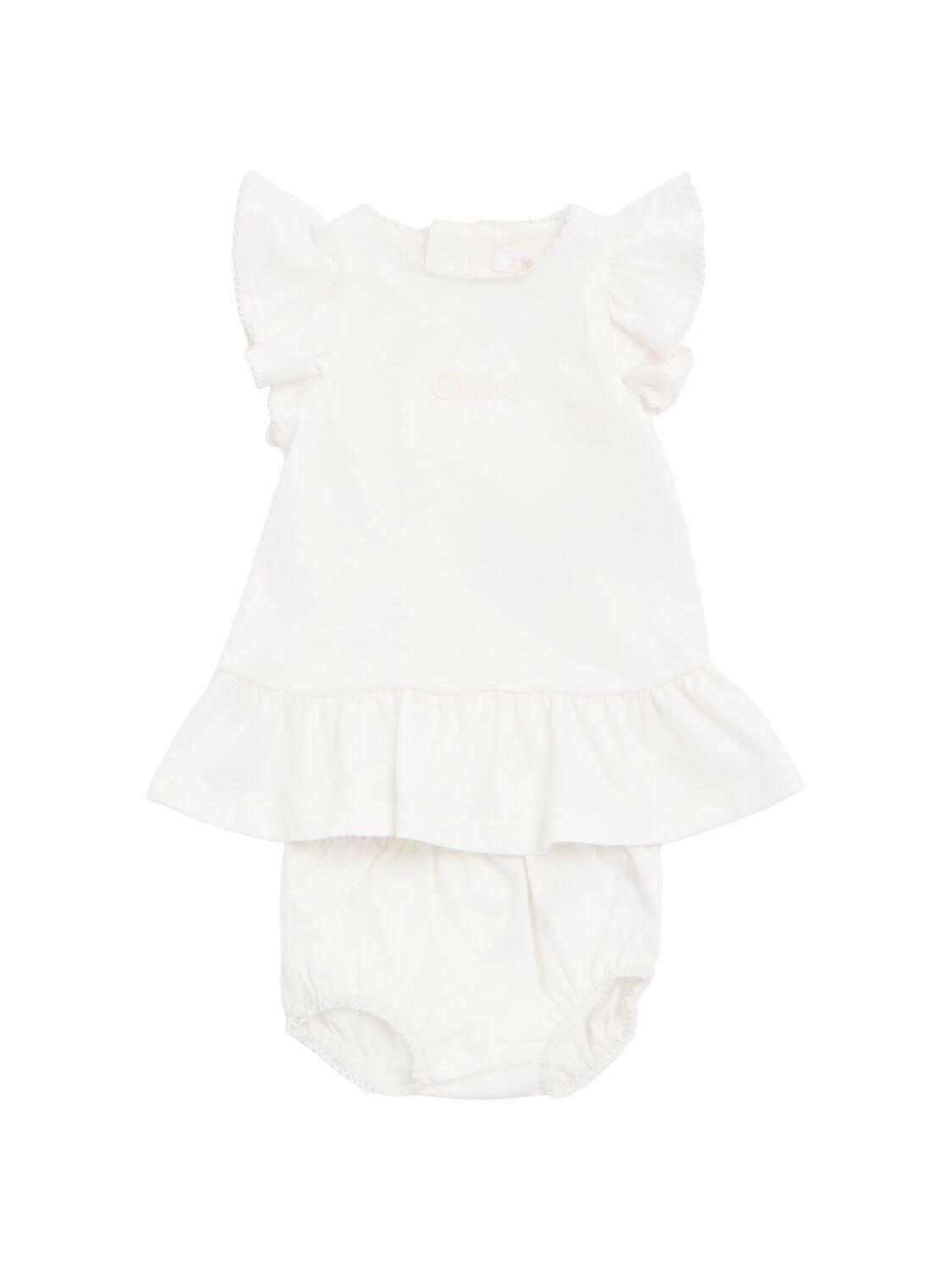 Cotton Dress & Diaper Cover by CHLOE