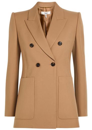 Double-breasted wool blazer by CHLOE