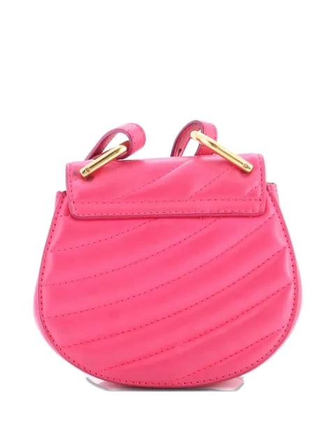 Drew Bijou Quilted Leather Nano crossbody bag by CHLOE 