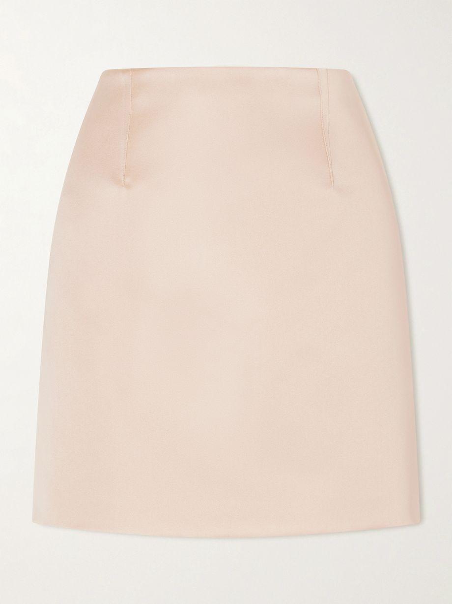Duchesse-satin mini skirt by CHLOE